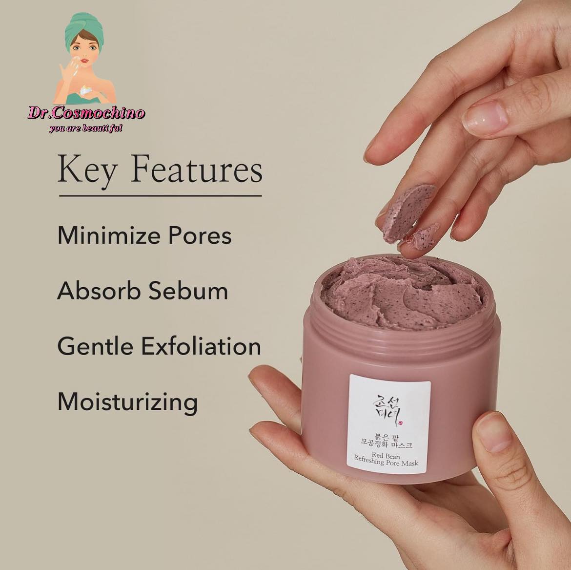 Beauty of joseon- red bean refreshing mask