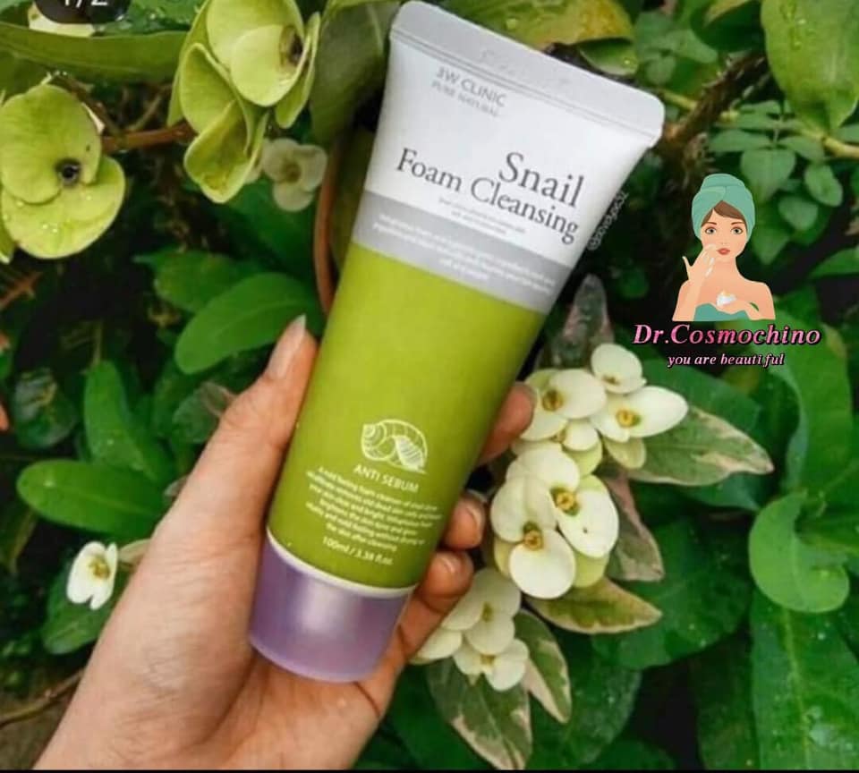 3W clinc snail foam cleansing