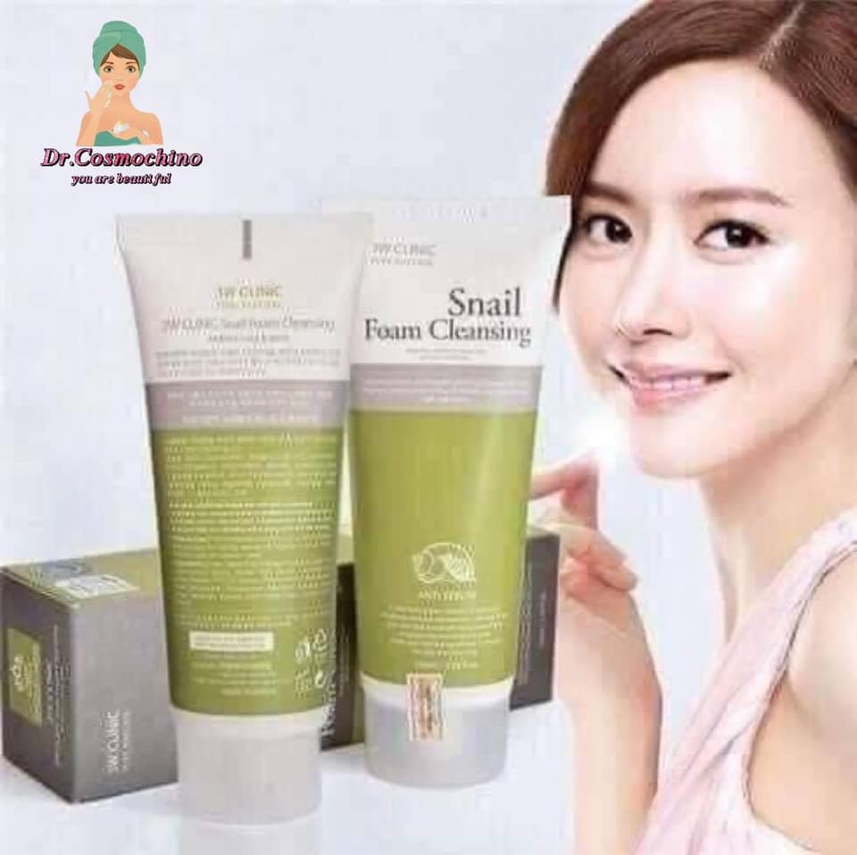 3W clinc snail foam cleansing