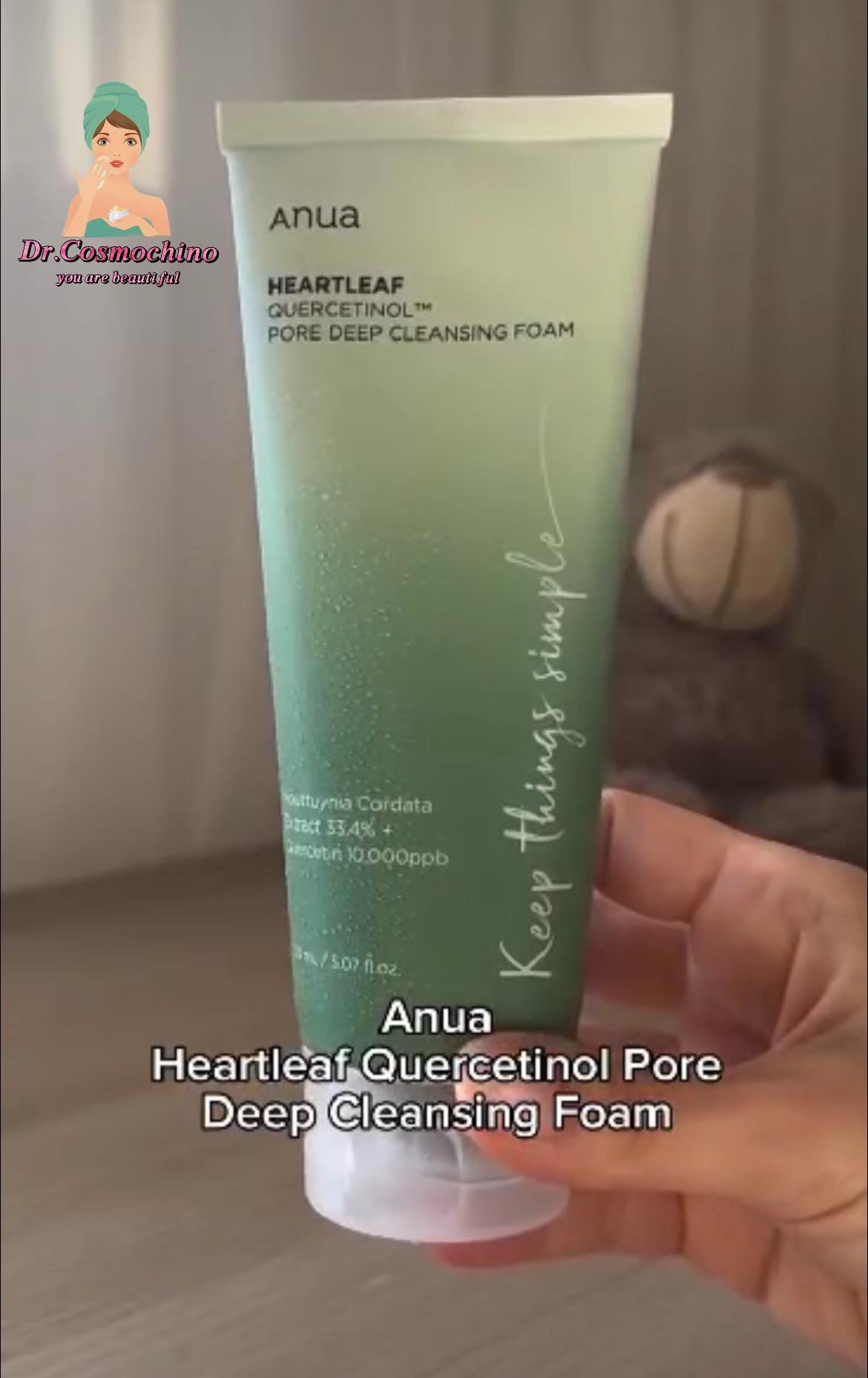 Anua - Heartleaf Quercetinol Pore Deep Cleansing Foam 150ml