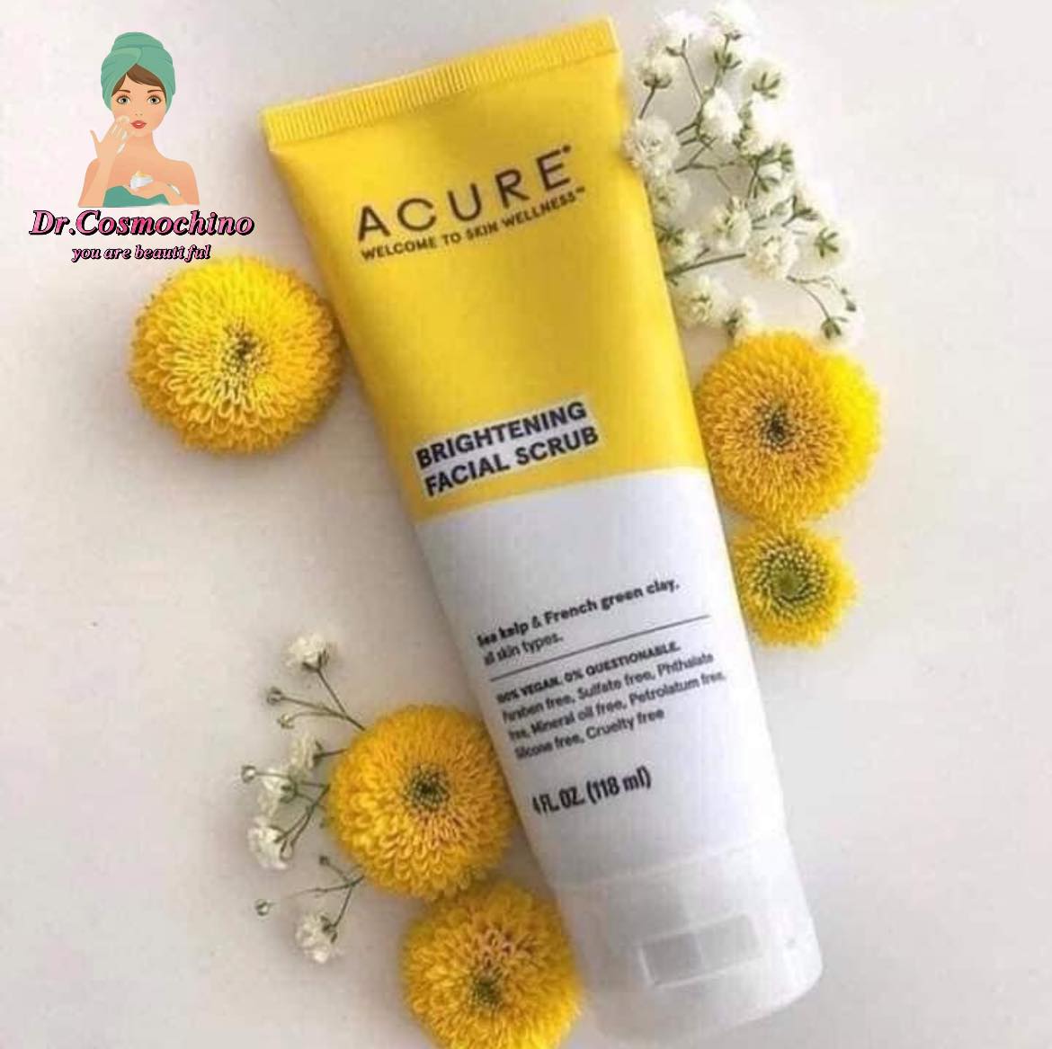 ACURE Brightening Facial Scrub 118ml