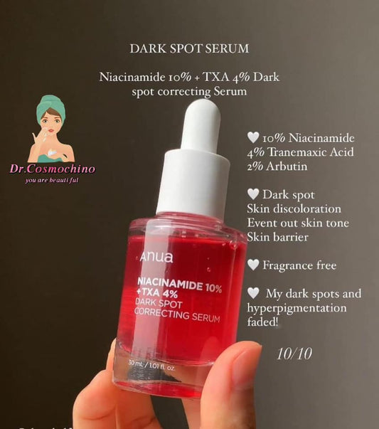 ANUA Niacinamide 10% + TXA 4% Dark Spot Correcting Serum