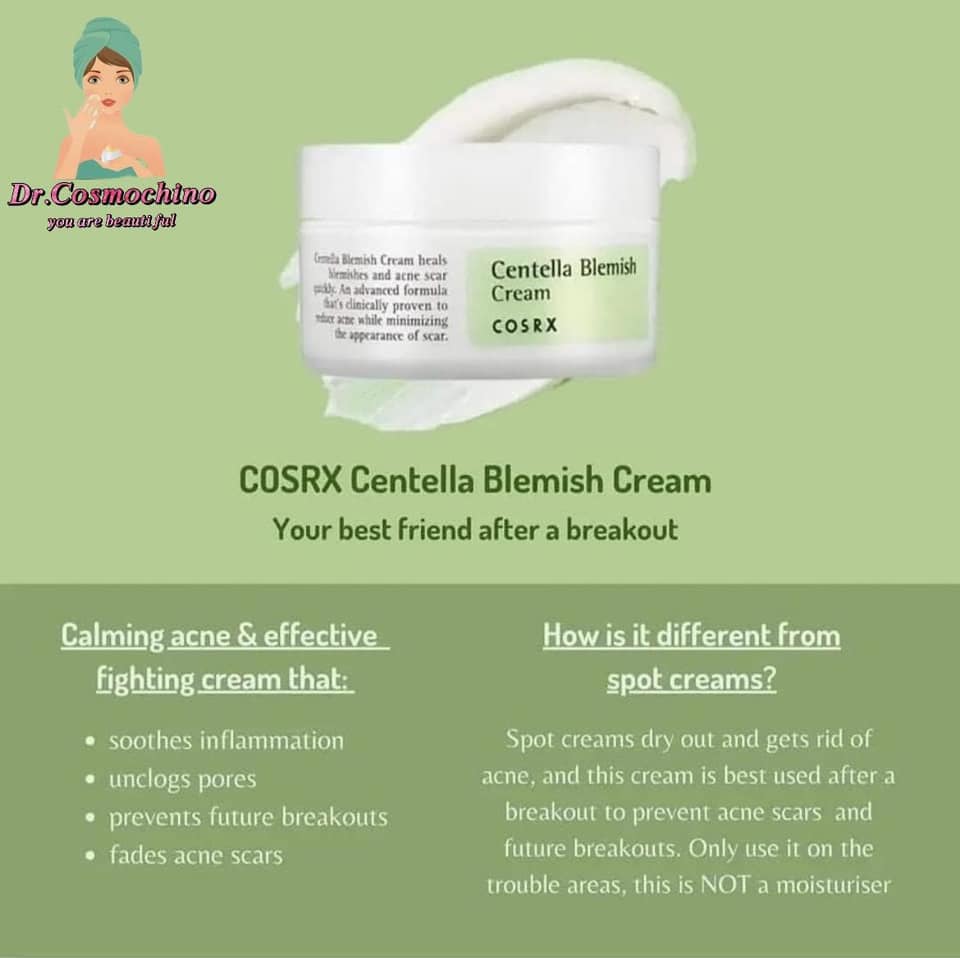 cosrx centella blemish cream