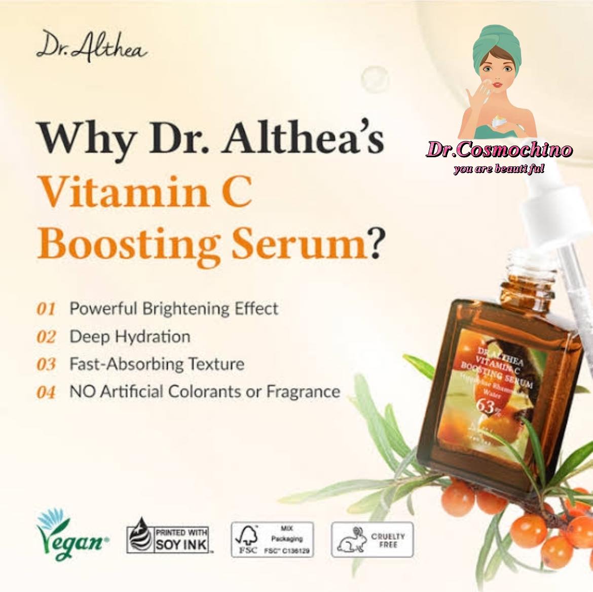 Dr Althea Vitamin C Boosting Serum ‏30ml