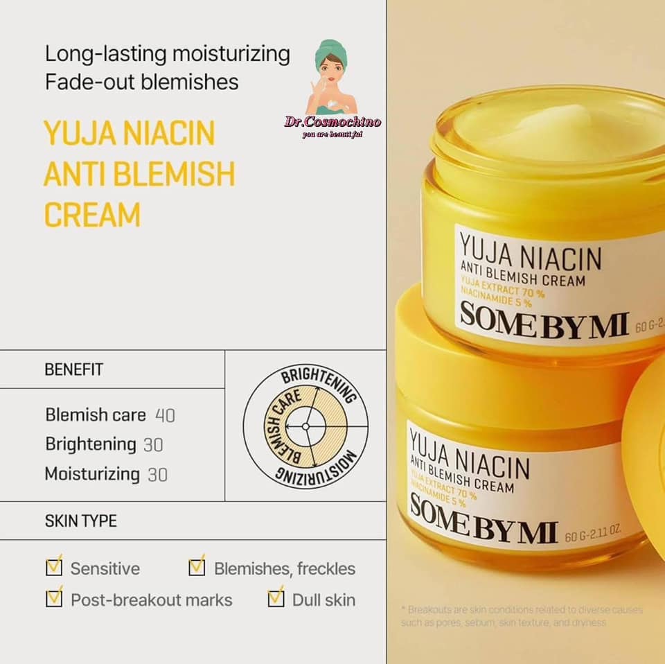 Some By Mi Yuja Niacin Anti- Blemish Cream