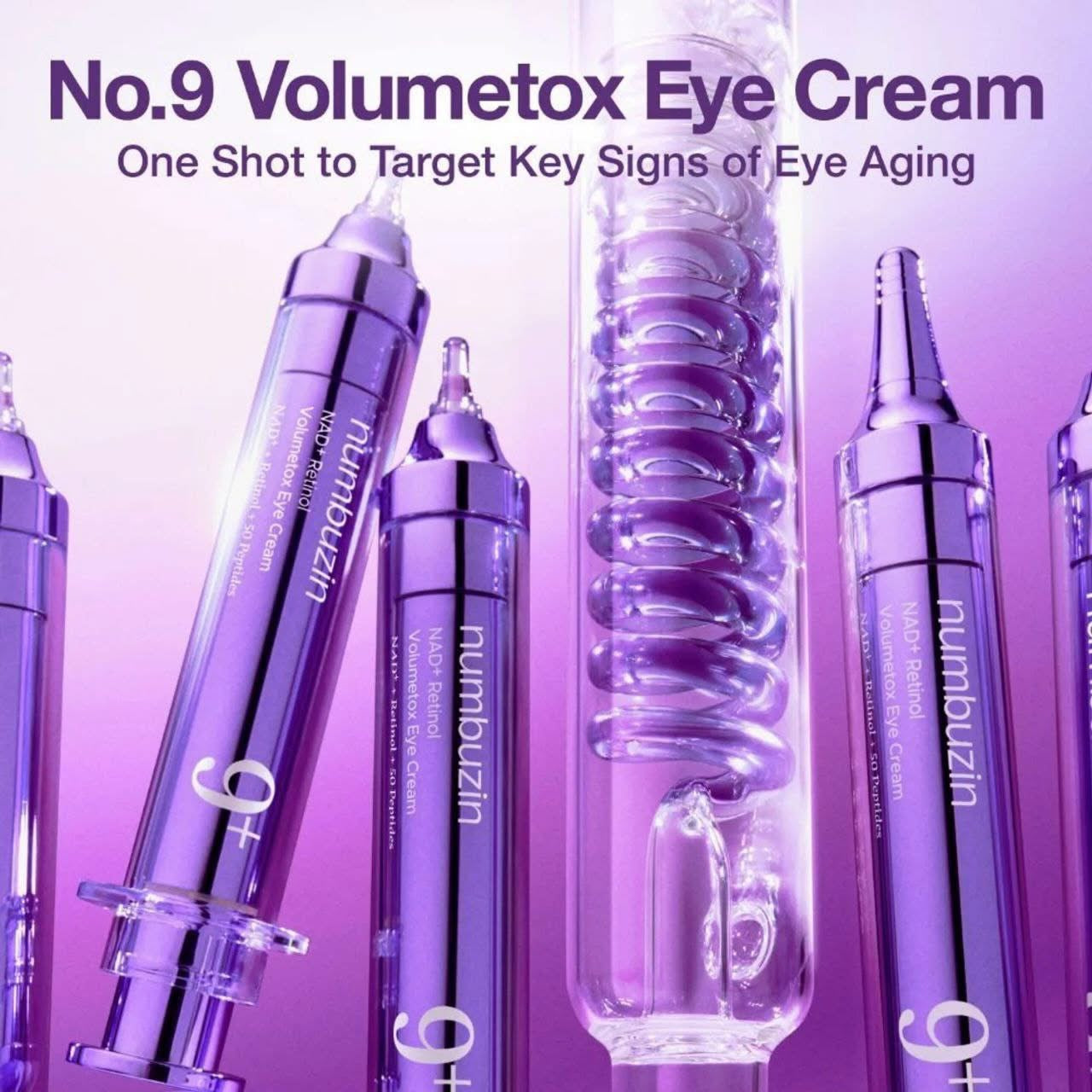 ✨ Numbuzin No.9 NAD+ Retinol Volumetox Eye Cream 10ml ✨
