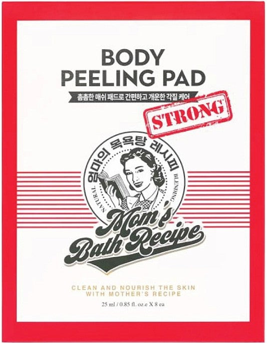 Mom's Bath Recipe Body Peeling Pad Strong
