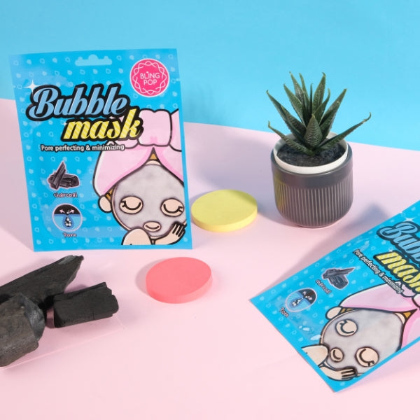 Blingpop Charcoal Bubble Mask To Remove Impurities & Dead Skin